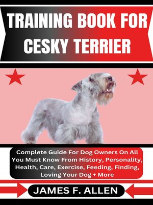 cover image of TRAINING BOOK FOR CESKY TERRIER